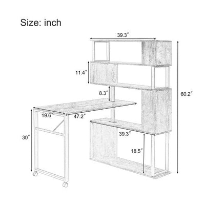 Thuiskantoor Computerbureau L-vormige Hoektafel Ritchy's Shop