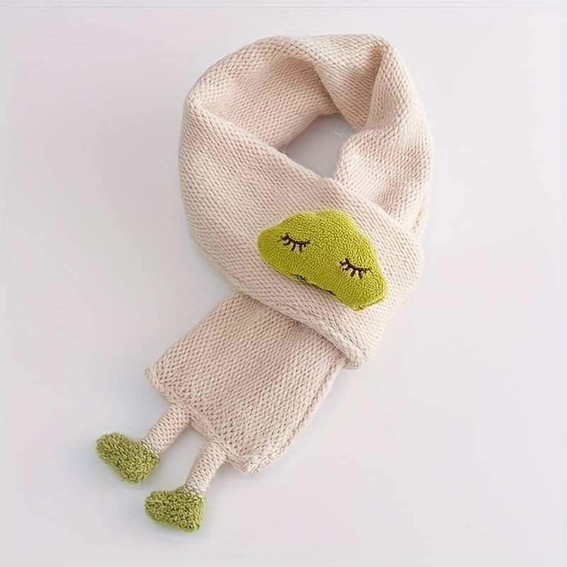 Kindersjaal, warme gebreide sjaal voor meisjes, schattige wolkenhalssjaal voor herfst en winter Kindersjaal Zachte warme gebreide halswarmer Winter klassieke sjaal voor jongens en meisjes Ritchy's Shop