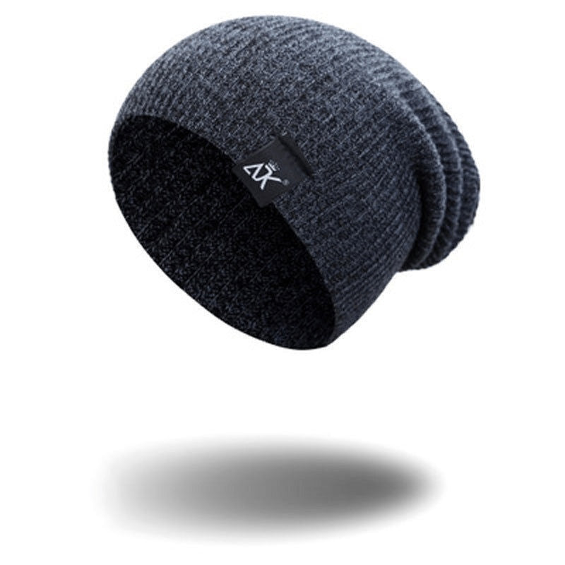 Unisex modieuze gebreide muts, winter wollen elastische muts voor buiten fietsen, kamperen, reizen winter muts acryl gebreide mutsen voor mannen vrouwen Ritchy's Shop