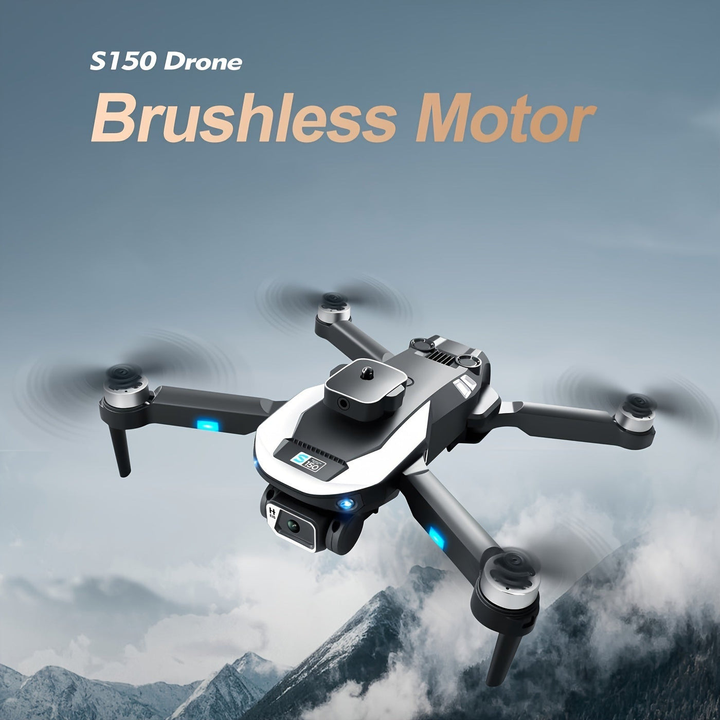 FPV Drone 4k S150 GPS met 4K dubbele camera Obstakelvermijding RC Quadcopter Helikopter Optische stroom Flycam Doron Dronne Nexora Store
