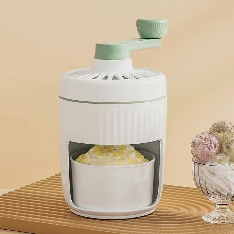 Handbediende ijsschaafmachine, kleine huishoudelijke ijscrusher, handbediende smoothiemachine, hagelijsmachine, keukengadgets Ritchy's Shop
