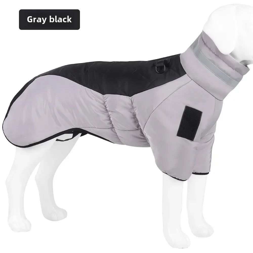 Waterdichte grote hondenjas, warme hondenkleding, winterjas, Franse hond, reflecterende hondenjas voor koud weer, sneeuwjas voor huisdieren Ritchy's Shop