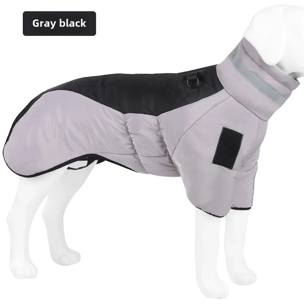 Waterdichte grote hondenjas, warme hondenkleding, winterjas, Franse hond, reflecterende hondenjas voor koud weer, sneeuwjas voor huisdieren Ritchy's Shop
