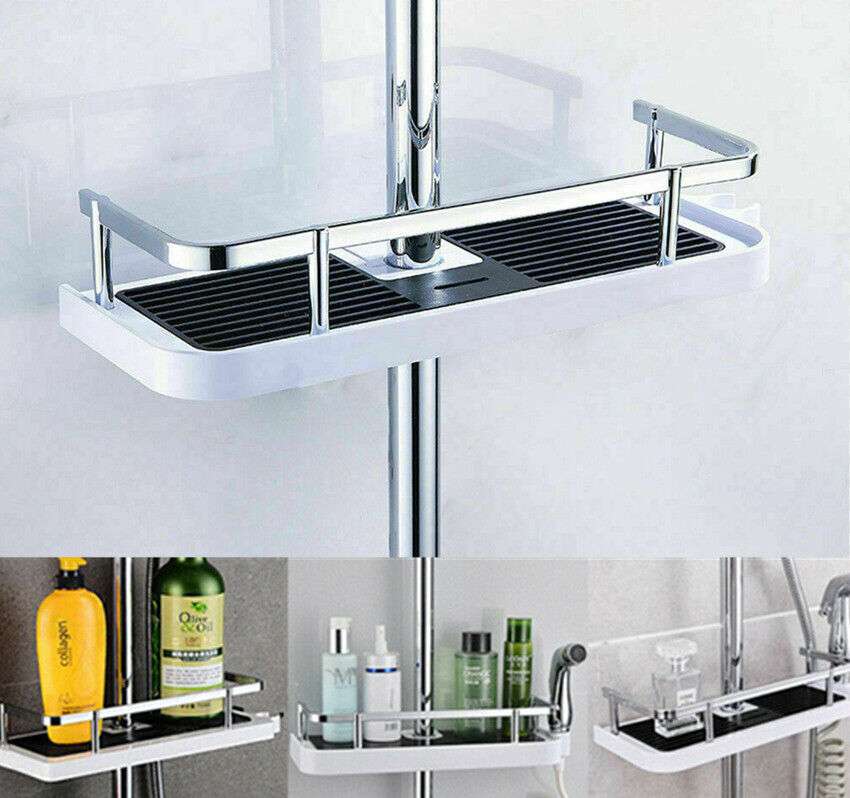 Doucheplank zonder boren Badkamer Douche Caddy Rek Opbergorganizer UK Ritchy's Shop
