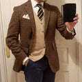 Nieuw herenpak visgraatjas casual slim fit Nexora Store