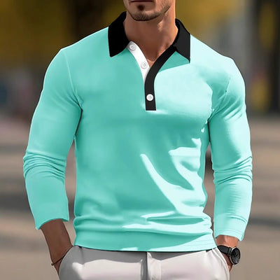 Design Button Lange Mouw Retro Losse Top Nexora Store