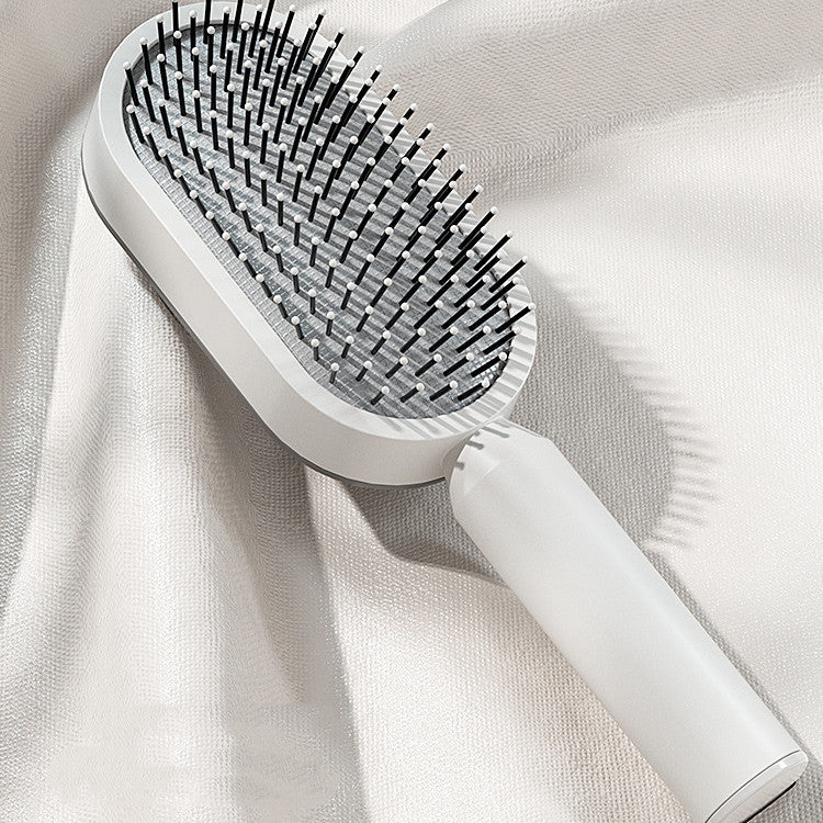 Zelfreinigende haarborstel voor vrouwen, één-toets reiniging, haaruitval, airbagmassage, hoofdhuidkam, antistatische haarborstel Nexora Store