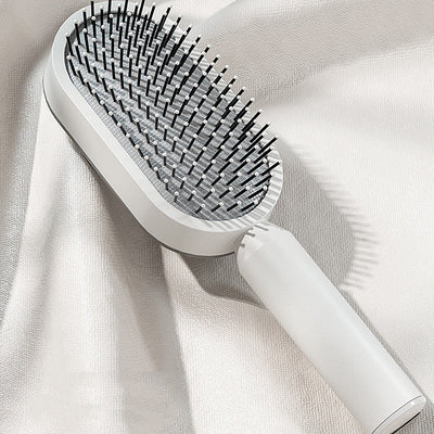 Zelfreinigende haarborstel voor vrouwen, één-toets reiniging, haaruitval, airbagmassage, hoofdhuidkam, antistatische haarborstel Nexora Store