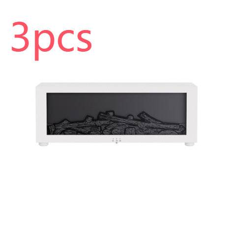 New Flame Aromatherapy Machine Colorful Essential Oil Diffuser Home Large Fog Volume Flame Humidifier 3D Flame Fireplace Machine Nexora Store