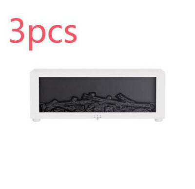 New Flame Aromatherapy Machine Colorful Essential Oil Diffuser Home Large Fog Volume Flame Humidifier 3D Flame Fireplace Machine Nexora Store