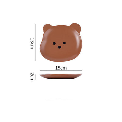 Home Cartoon schattig beervormig dinerbord Nexora Store