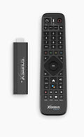 Xsarius AIR TV Stick 4K UHD Android 11 media player with Bluetooth remote and multiple connectivity ports