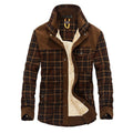 Winterjas Heren Dikke Warme Fleece Jassen Jassen Puur Katoen Geruite Jas Militaire Kleding Ritchy's Shop