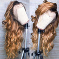 Ombre Lace Front Human Hair Wigs Remy Colorful Nexora Store