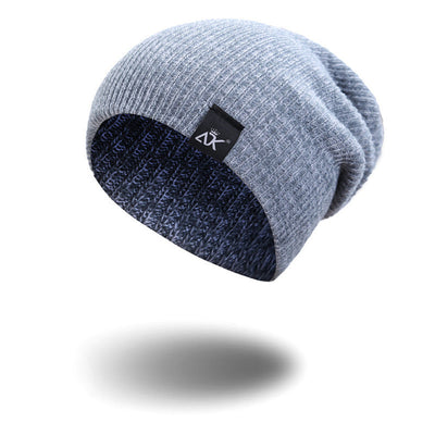 Unisex modieuze gebreide muts, winter wollen elastische muts voor buiten fietsen, kamperen, reizen winter muts acryl gebreide mutsen voor mannen vrouwen Ritchy's Shop