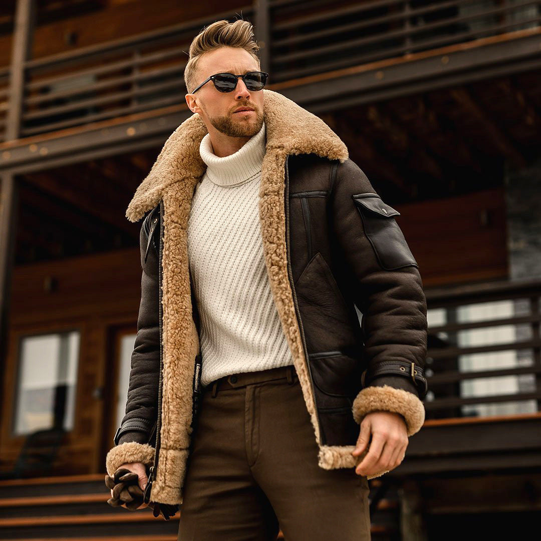 Winterjas Heren Militaire Fleece Warme Jassen Heren Bontkraag Jassen Leger Tactische Jas Ritchy's Shop