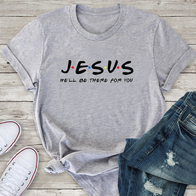 Jezus Vrienden Print Vrouwen T-shirts Katoenen Kleding Tops Nexora Store
