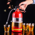 2L creatieve wijn dispenser in brandblusser vorm met slang voor feesten en bars