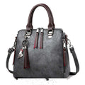 Vintage handtas voor dames, PU-leren tas met kwastjes, modieuze damestas, luxe schoudertas met grote capaciteit Ritchy's Shop