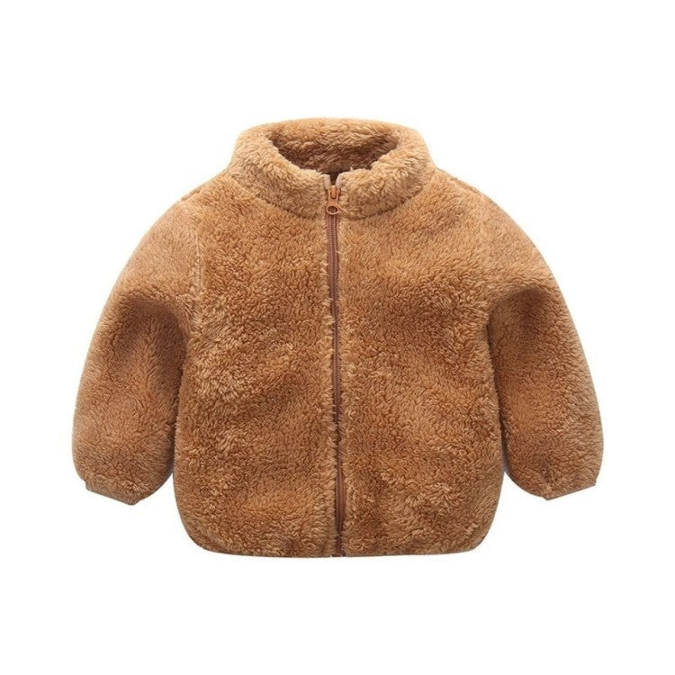 Meisjesjassen, nieuwe herfst- en winterkleding voor kinderen, pluchen bovenkleding voor kinderen Nexora Store