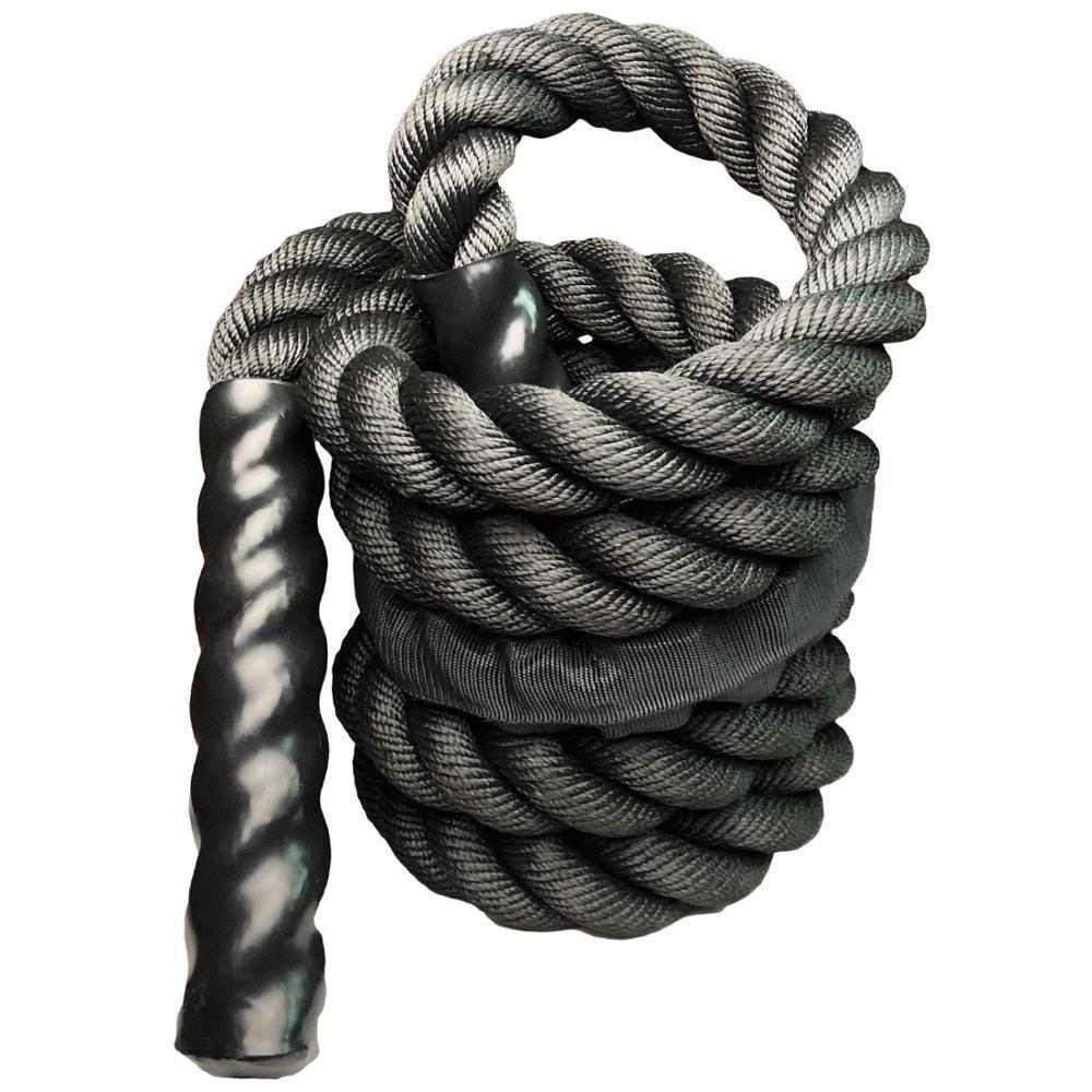 Fitness springtouw, zwaar, krachtig fitness touw, drievoudig springtouw met gewichtsdragende strengen Ritchy's Shop
