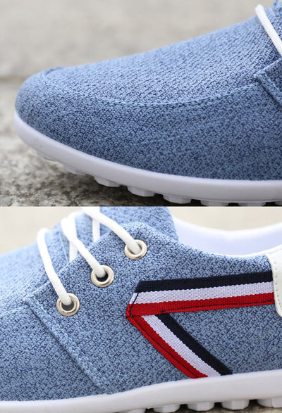 Herenschoenen met zachte zolen van canvas, sport- en vrijetijdsschoenen van Old Beijing, schoenen van erwten Ritchy's Shop