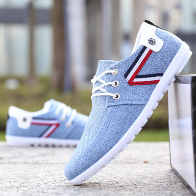 Herenschoenen met zachte zolen van canvas, sport- en vrijetijdsschoenen van Old Beijing, schoenen van erwten Ritchy's Shop