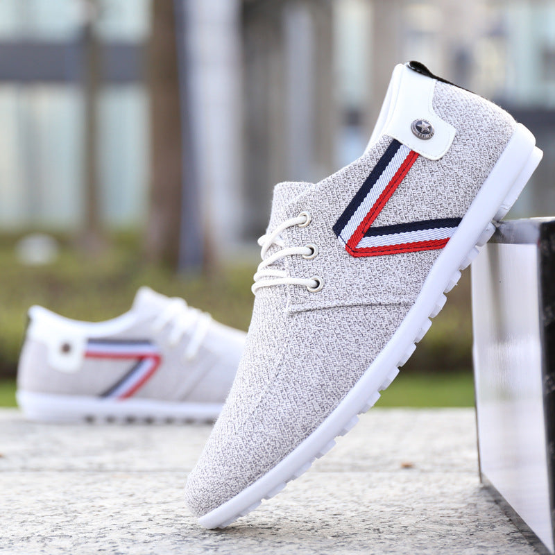 Herenschoenen met zachte zolen van canvas, sport- en vrijetijdsschoenen van Old Beijing, schoenen van erwten Ritchy's Shop