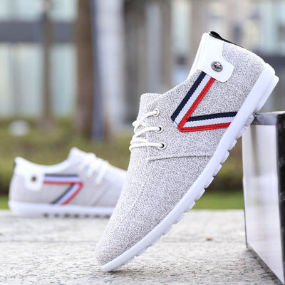 Herenschoenen met zachte zolen van canvas, sport- en vrijetijdsschoenen van Old Beijing, schoenen van erwten Ritchy's Shop
