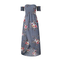 Boho-stijl lange jurk voor dames, off-shoulder strand zomerjurken Nexora Store