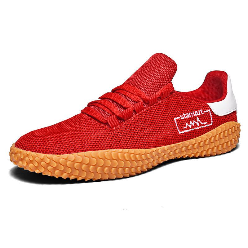 Spring and Summer Flying Woven Casual Shoes Large Men's Shoes Beathable Korean Forrest Gump Sneakers Nexora Store