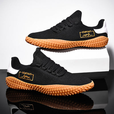 Spring and Summer Flying Woven Casual Shoes Large Men's Shoes Beathable Korean Forrest Gump Sneakers Nexora Store