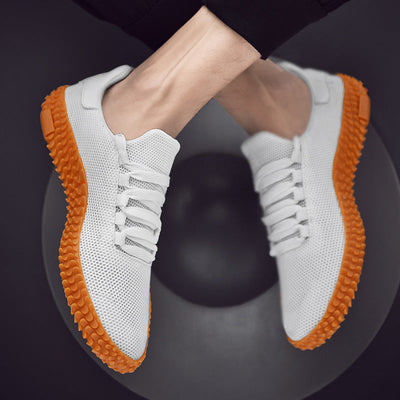 Spring and Summer Flying Woven Casual Shoes Large Men's Shoes Beathable Korean Forrest Gump Sneakers Nexora Store