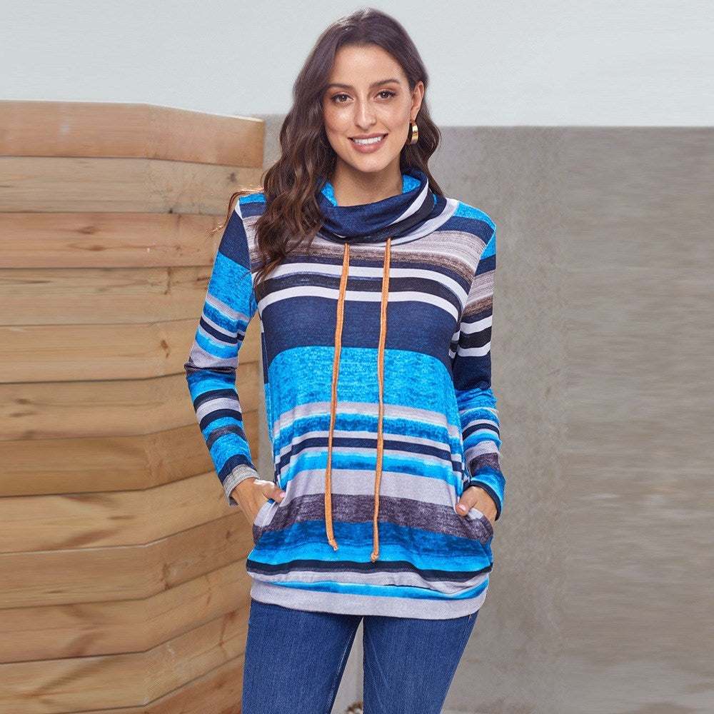 Women's splicing fleece Long sleeve Sweater Nexora Store