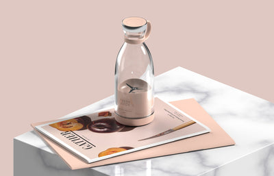 350ML elektrische sapcentrifuge, blender, mixer, USB-oplaadbaar, draagbare blender, beker, keukengereedschapsset Nexora Store