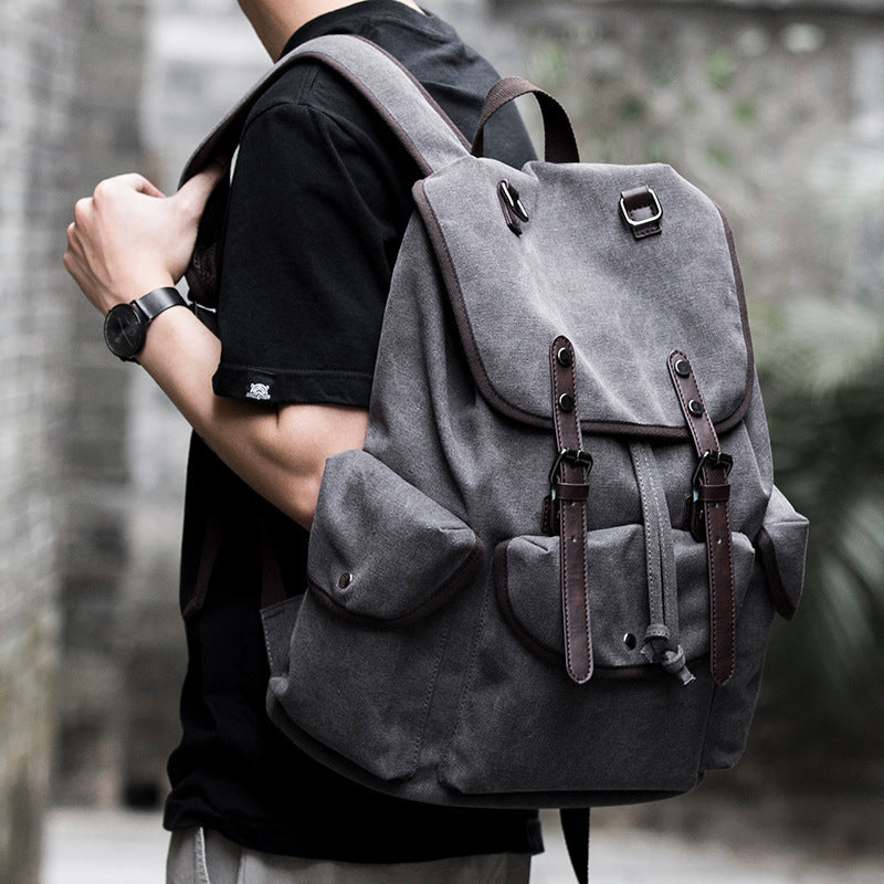 Canvas Rugzak Heren Modetrend Casual Reistas Ritchy's Shop