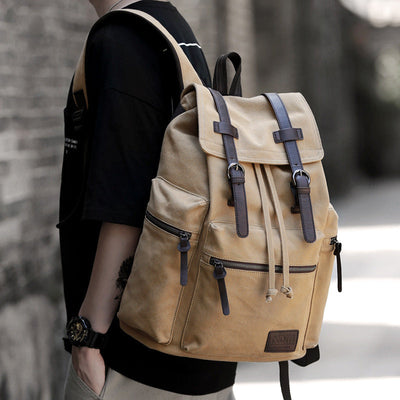 Canvas Rugzak Heren Modetrend Casual Reistas Ritchy's Shop