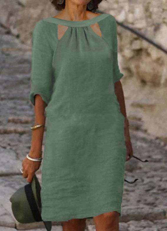 Plus Size Mode Temperament Jurk Ritchy's Shop