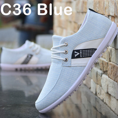 Herenschoenen met zachte zolen van canvas, sport- en vrijetijdsschoenen van Old Beijing, schoenen van erwten Ritchy's Shop