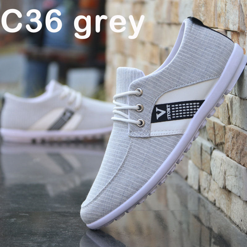 Herenschoenen met zachte zolen van canvas, sport- en vrijetijdsschoenen van Old Beijing, schoenen van erwten Ritchy's Shop