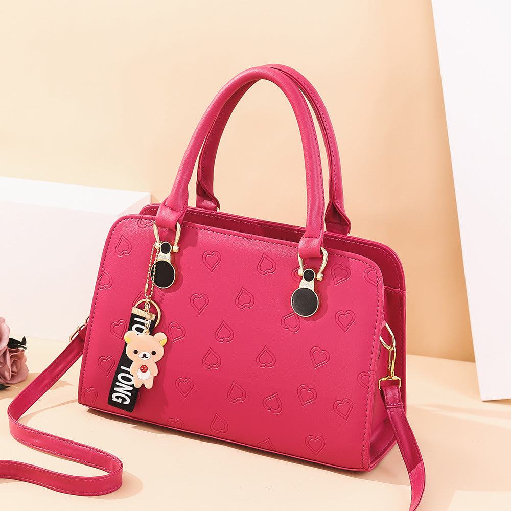 Women'S Bags New Spring Retro Trend One-Shoulder Diagonal Texture Big Bag Ladies All-Match Middle-Aged Handbag Wholesale Nexora Store