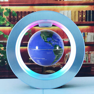 Ronde LED wereldkaart zwevende bol magnetische levitatielamp anti-zwaartekracht magie Nexora Store
