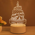 3D-lamp van acryl, USB-lednachtlampje, neonreclamelamp, kerstdecoratie voor kamerdecoratie, Valentijnsdagcadeaus Nexora Store