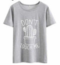 Raak me niet aan Cactus T-shirt Dames Casual Zomershirts Nexora Store