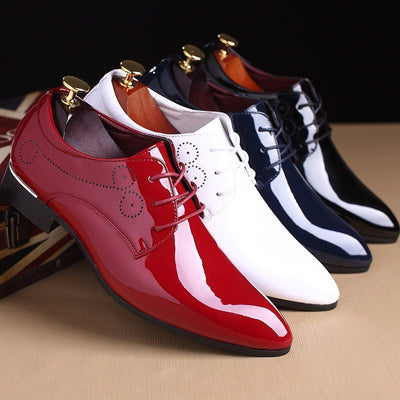 Heren leren schoenen Heren zakelijke casual kledingschoenen Zakelijke casual leren schoenen Instappers Zwarte rijschoen voor heren Ritchy's Shop