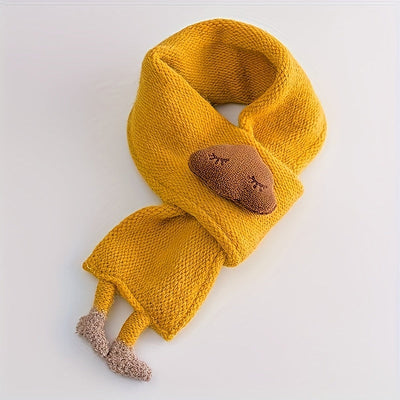 Kindersjaal, warme gebreide sjaal voor meisjes, schattige wolkenhalssjaal voor herfst en winter Kindersjaal Zachte warme gebreide halswarmer Winter klassieke sjaal voor jongens en meisjes Ritchy's Shop