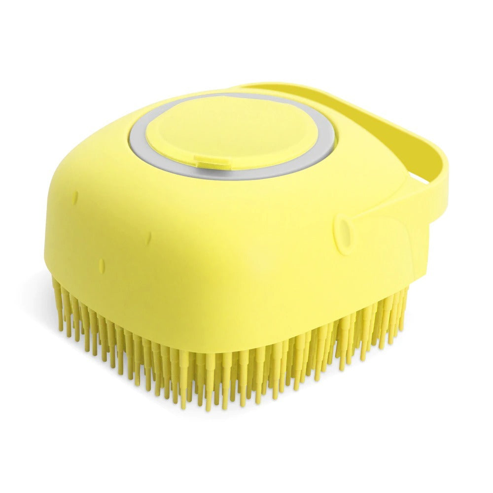 Hondenshampoo, massageborstel, kattenmassagekam, verzorgingsscrubber, doucheborstel voor het baden van kort haar, zachte siliconenborstels Ritchy's Shop