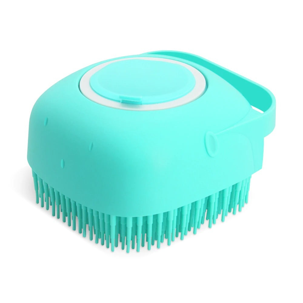 Hondenshampoo, massageborstel, kattenmassagekam, verzorgingsscrubber, doucheborstel voor het baden van kort haar, zachte siliconenborstels Ritchy's Shop