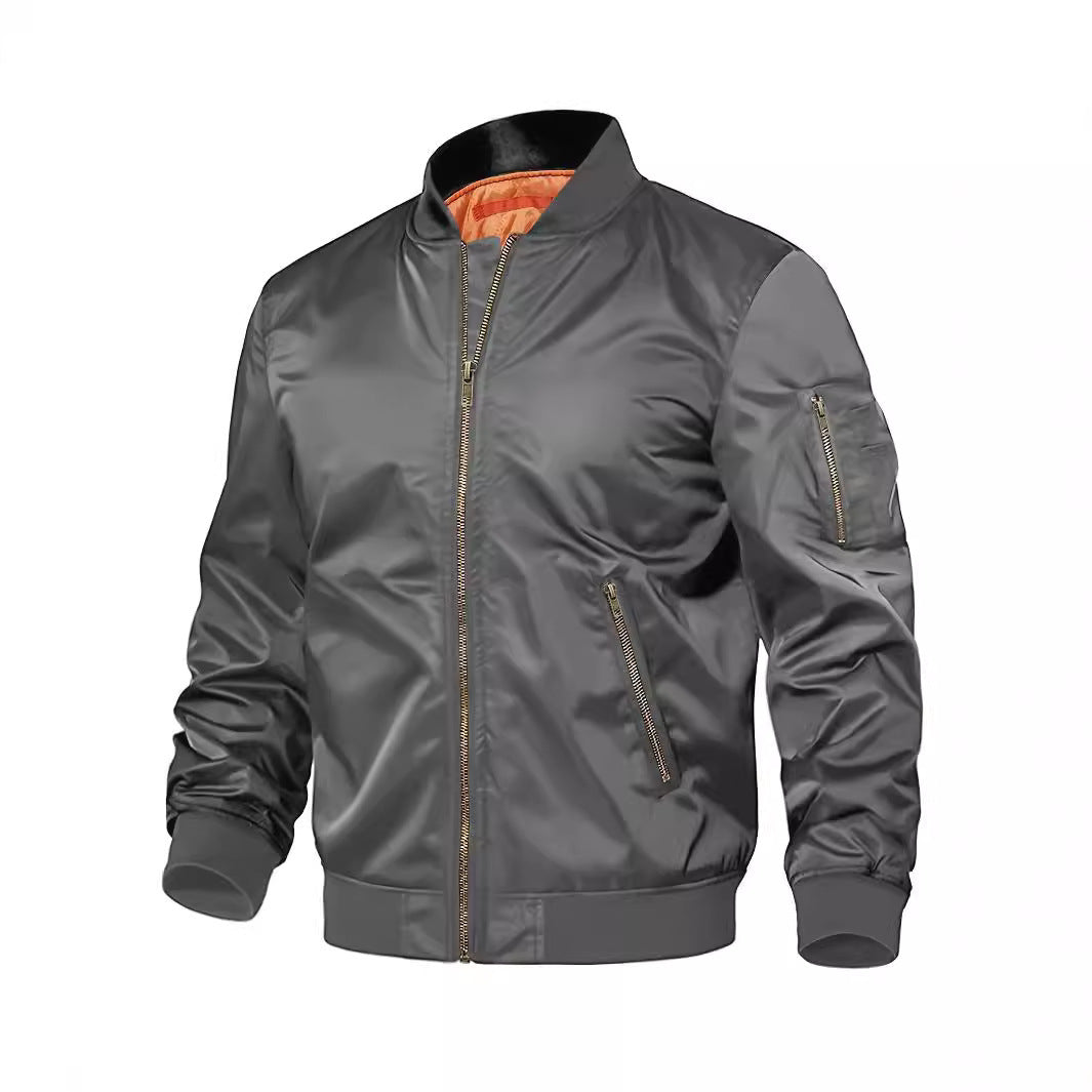 Herenjas Nieuwe lente herfst Heren honkbaljacks Piloten Heren bovenkleding Jas Rits Herenuniform Ritchy's Shop