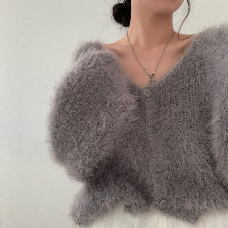 Nerts gebreide cardigan met lange mouwen voor dames Ritchy's Shop